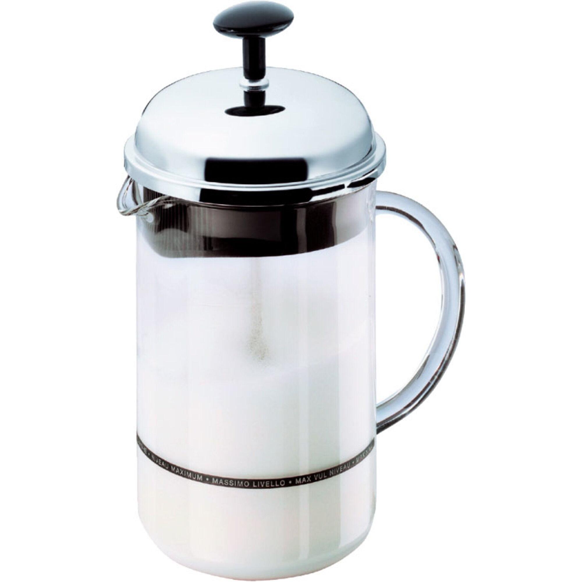 Bodum Chambord manuell melkeskummer i glass med stempel og håndtak